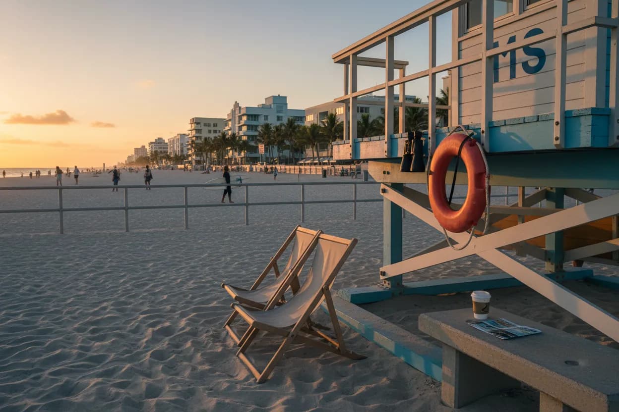 Local detail for lifeguard: A Free Miami Day With Backups