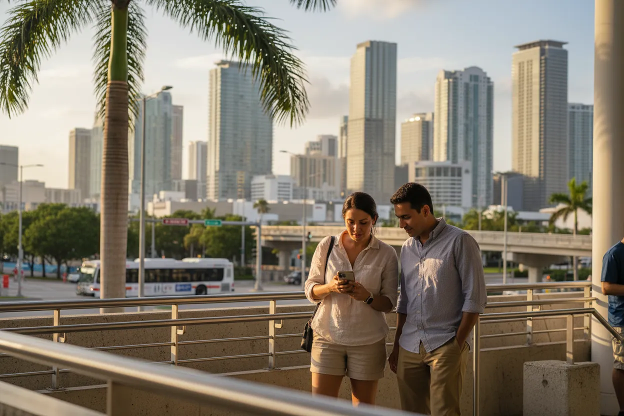 Practical city scene for dijonai carrington: Where Miami Groups Can Eat Smoothly
