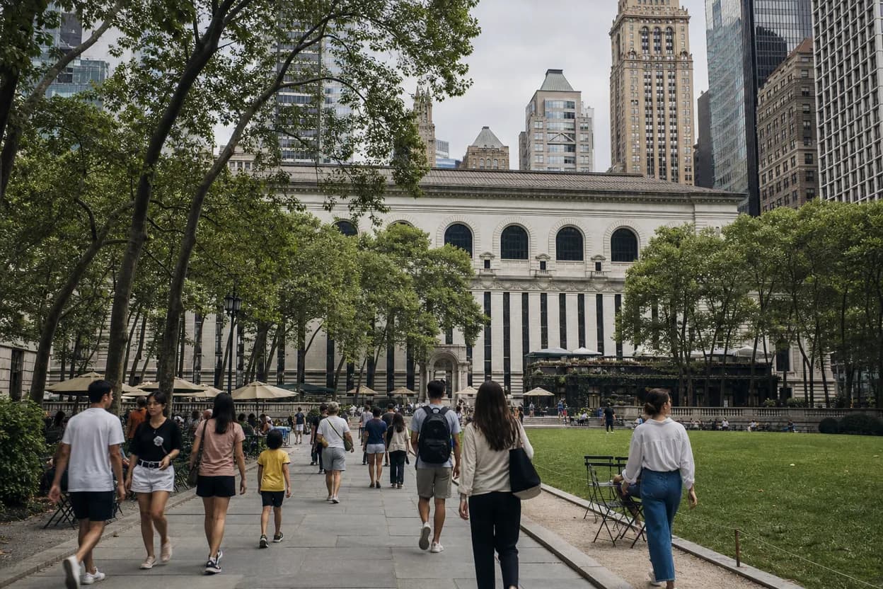 New York City experience scene for lioness NYC Library Workshop Plan For Back To School