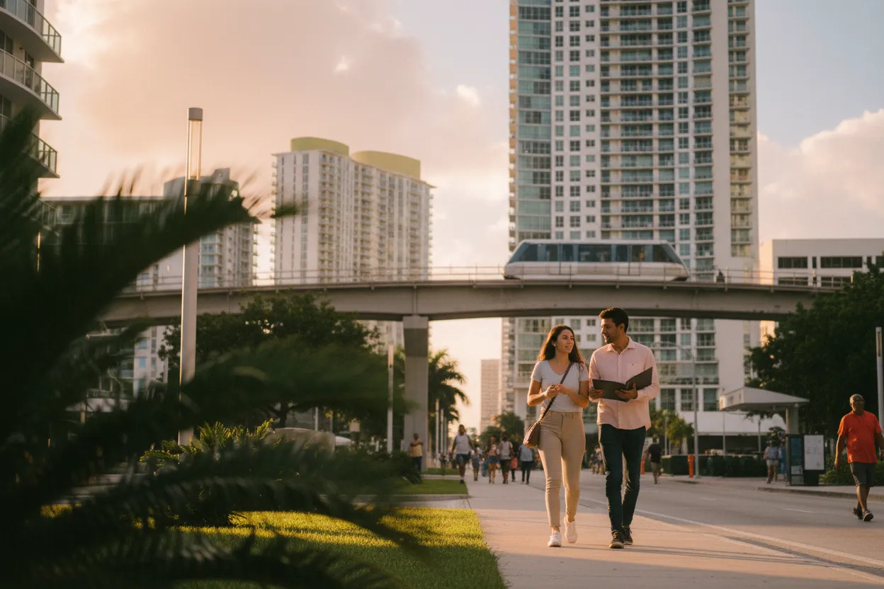 Practical city scene for Miami Puerto Rico Passport Guide for Quick Caribbean Trips