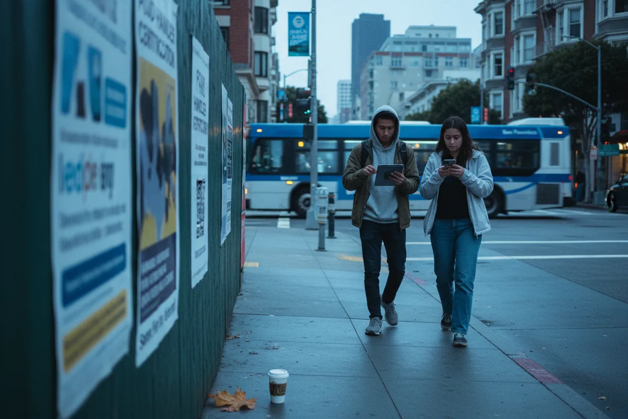 Practical city scene for San Francisco Food Handler Certification Guide for Restaurant Workers