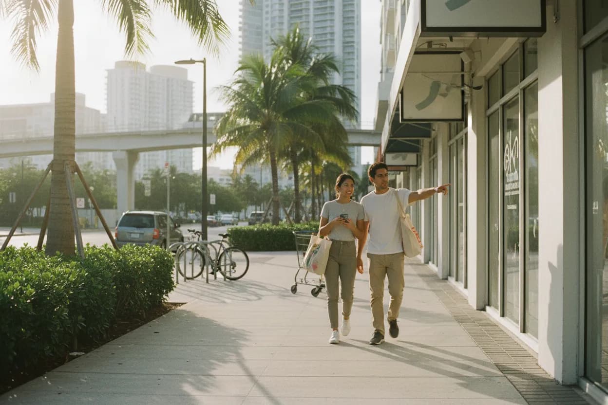Practical city scene for Miami Aldi Guide for Affordable Groceries and Meal Prep