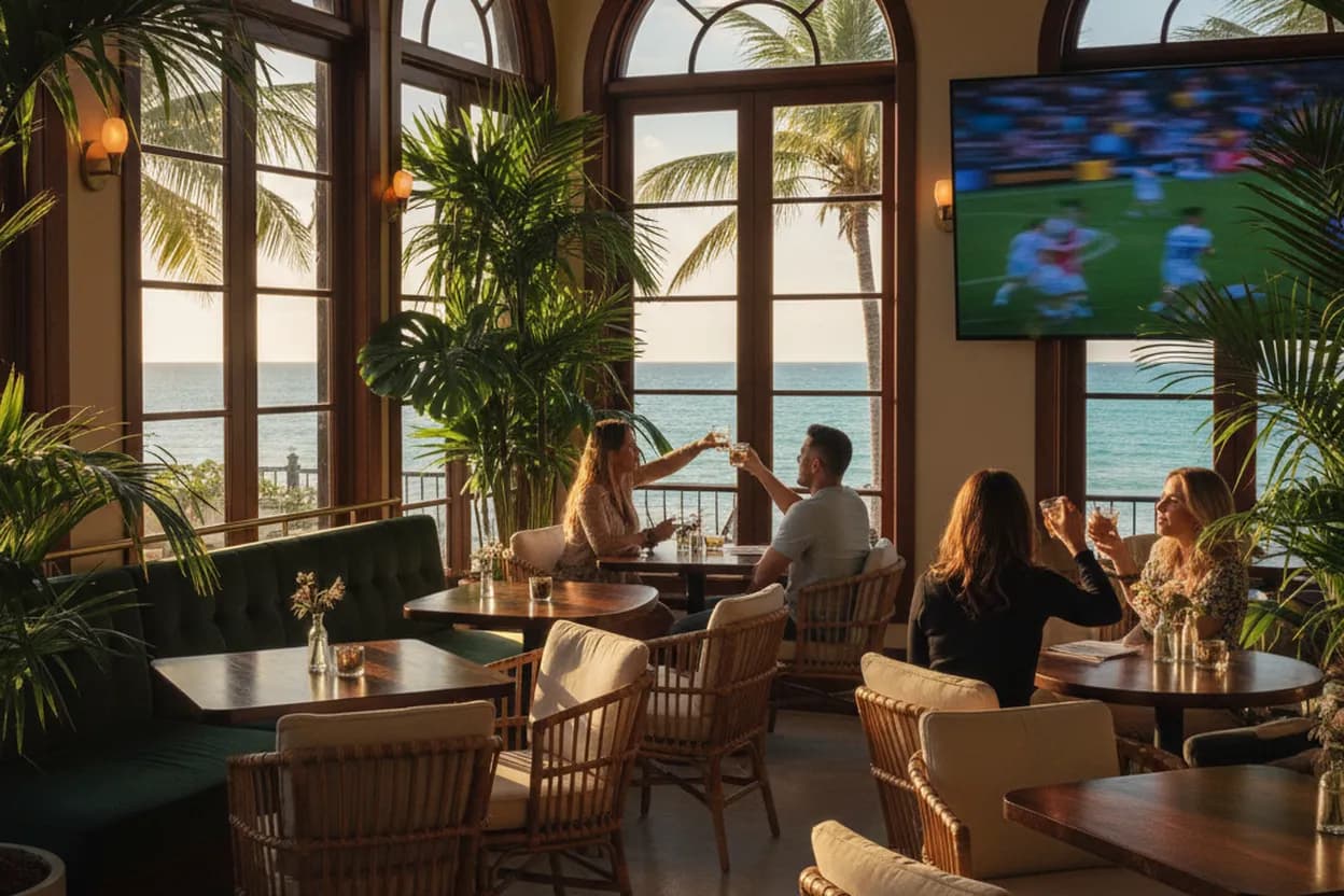 Realistic city scene for Columbus vs Inter Miami: Where Local Fans Can Watch