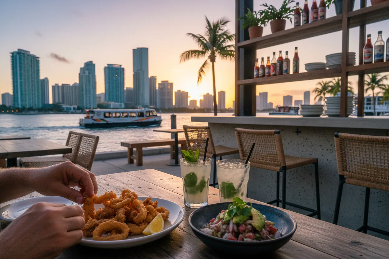 Local detail for Casa Neos Miami Guide for Waterfront Dinner Reservations