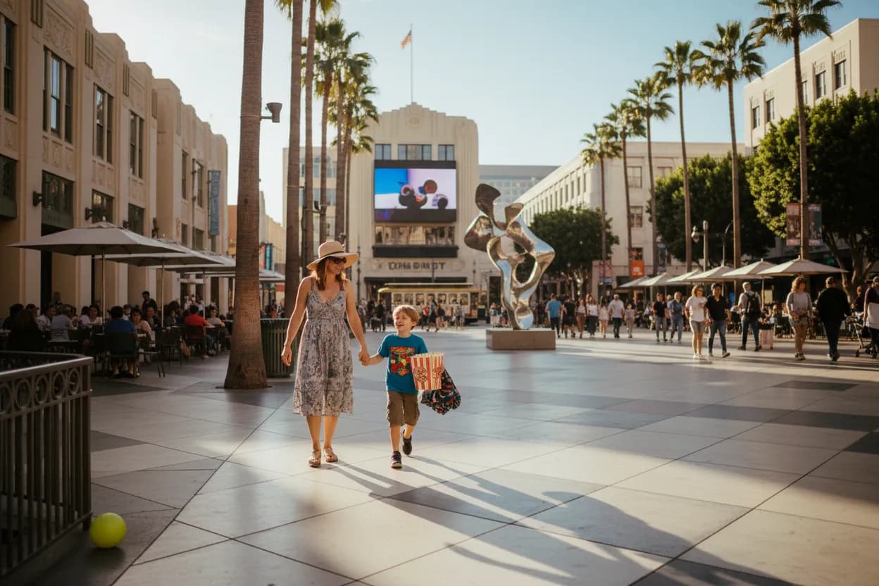 Practical city scene for LA Kids Movies Guide for Family Weekend Outings