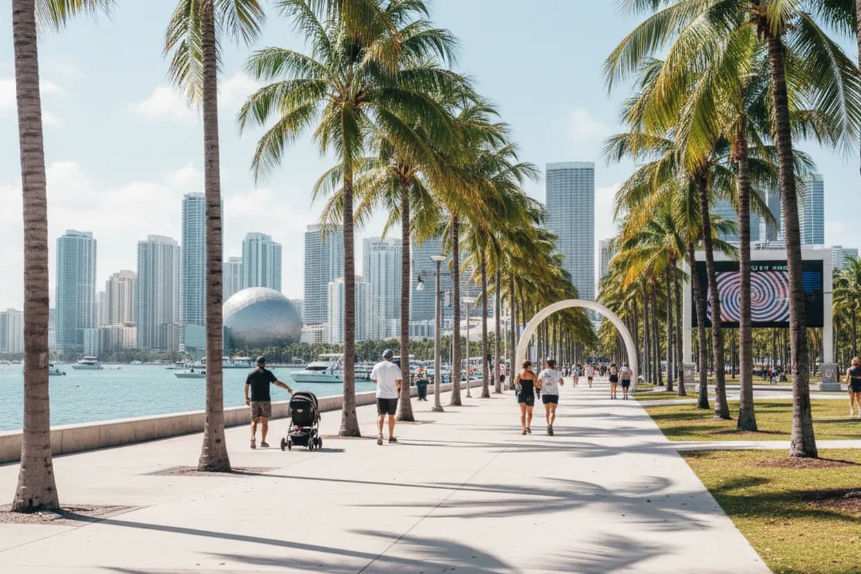 Miami experience scene for Solar Eclipses Miami Free Science Walk and Sky Guide