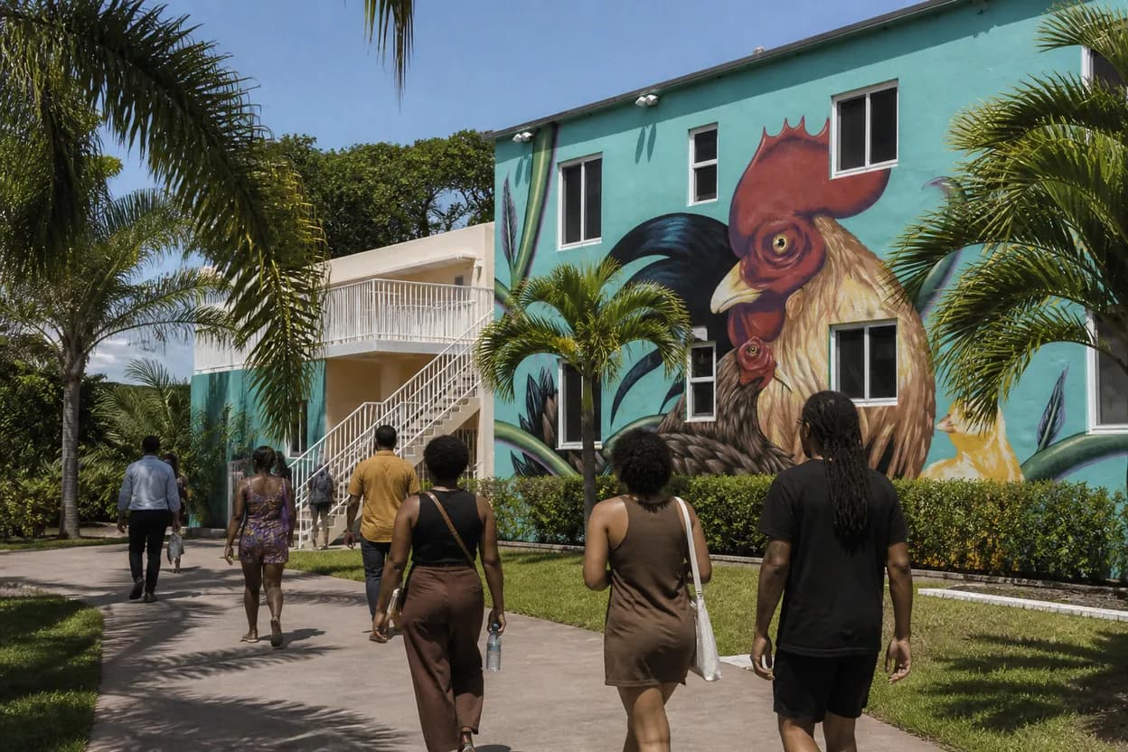 Miami experience scene for Miami martha reeves Soul History Workshop at Little Haiti