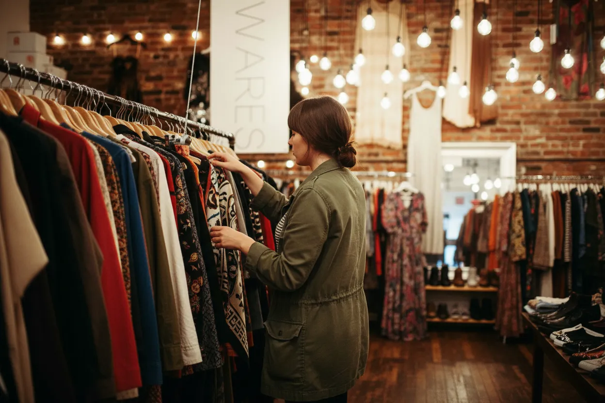 NYC experience scene for NYC Vintage Finds: Where to Discover Your Own 'selena gomez white lace dress' Look