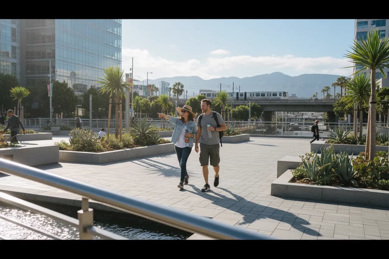 Practical city scene for airbus a380: A Low-Stress Los Angeles Day Plan