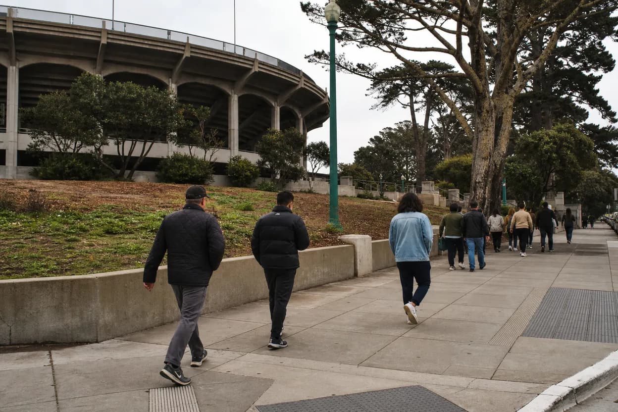 San Francisco experience scene for roger craig fans can run San Francisco’s Kezar Stadium loop