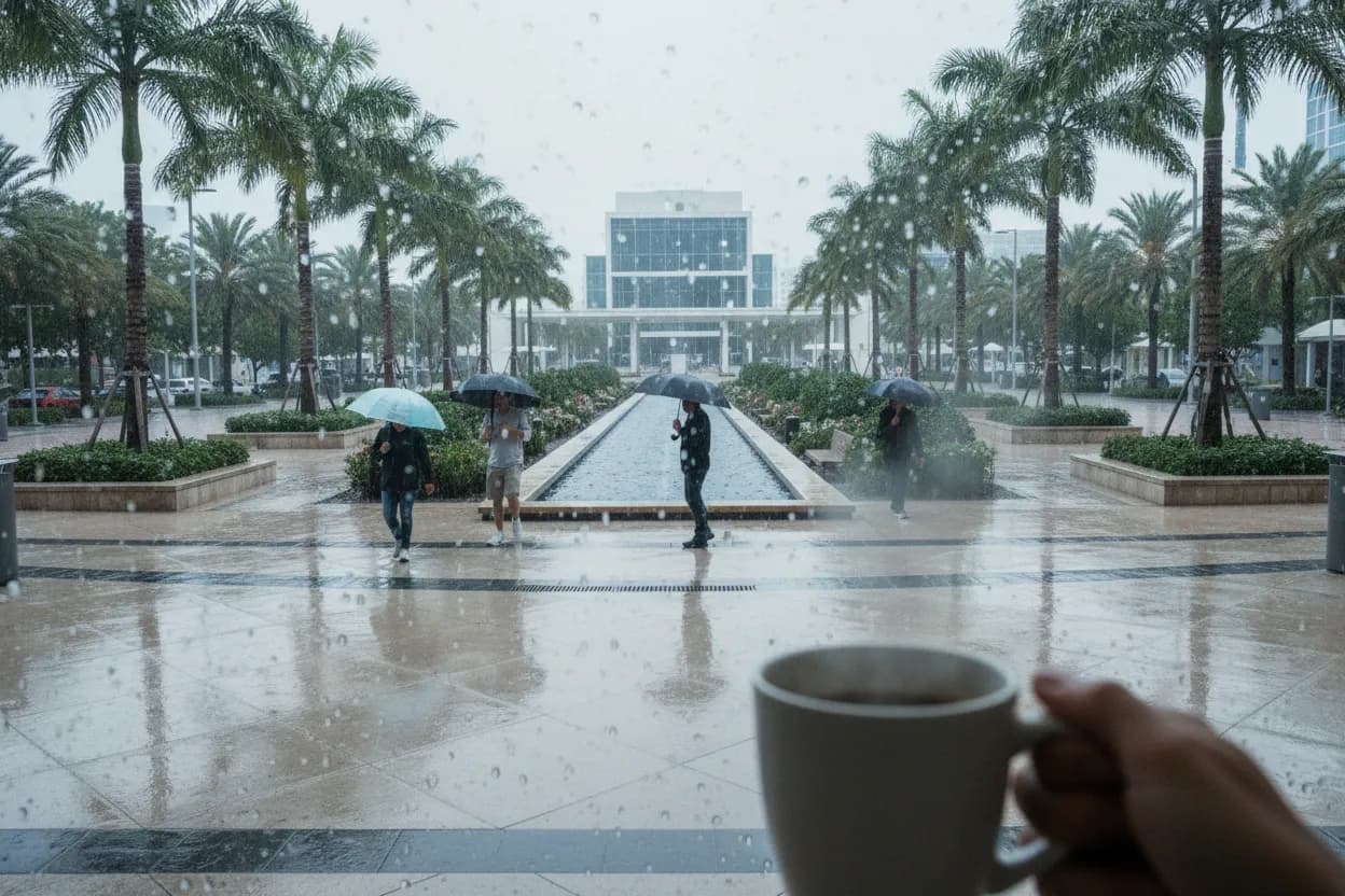 Realistic Miami scene for Miami Things to Do Near Me During Rainy Afternoons