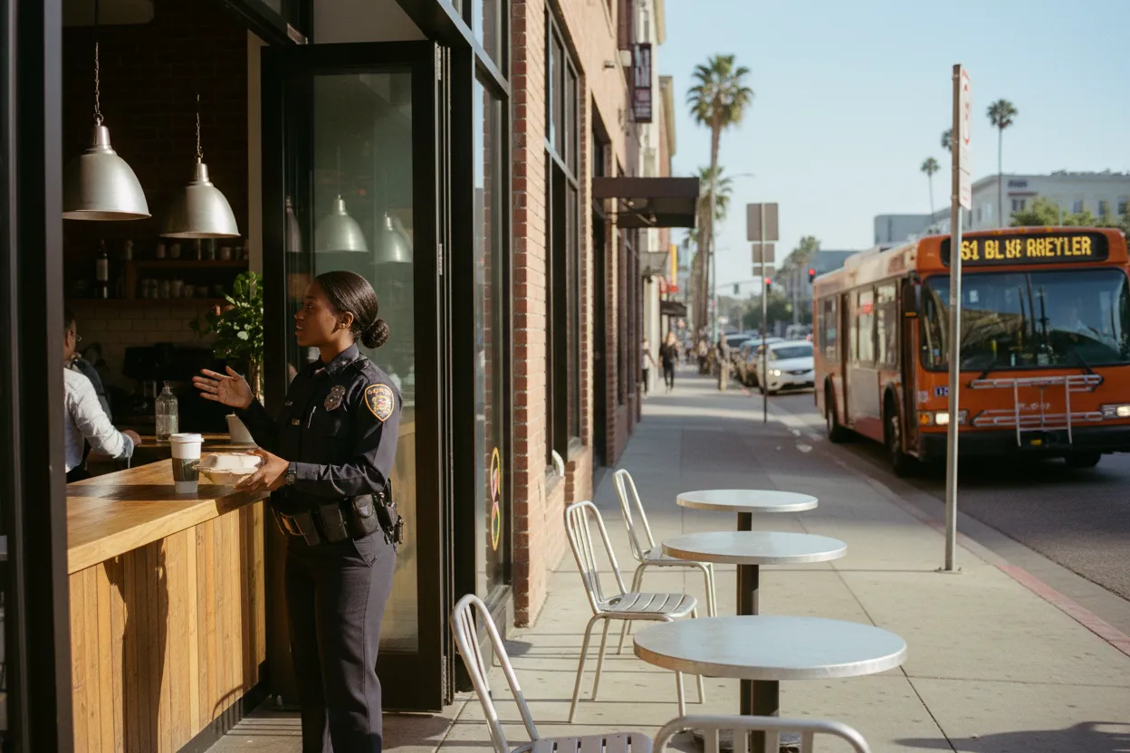 Local detail for police officer: A Practical Los Angeles Market Meal Guide