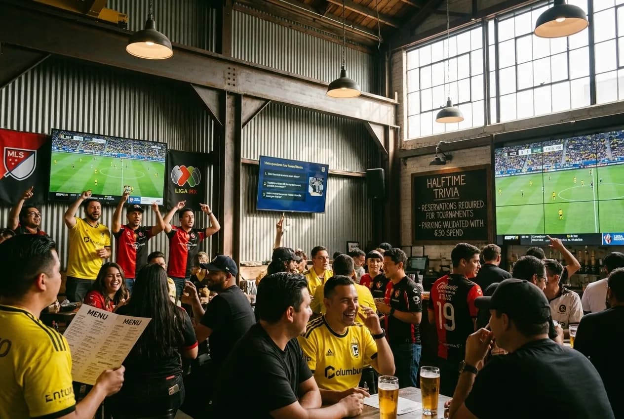 Cover for columbus vs atlas: LA Bars Balancing MLS and Liga MX in Los Angeles