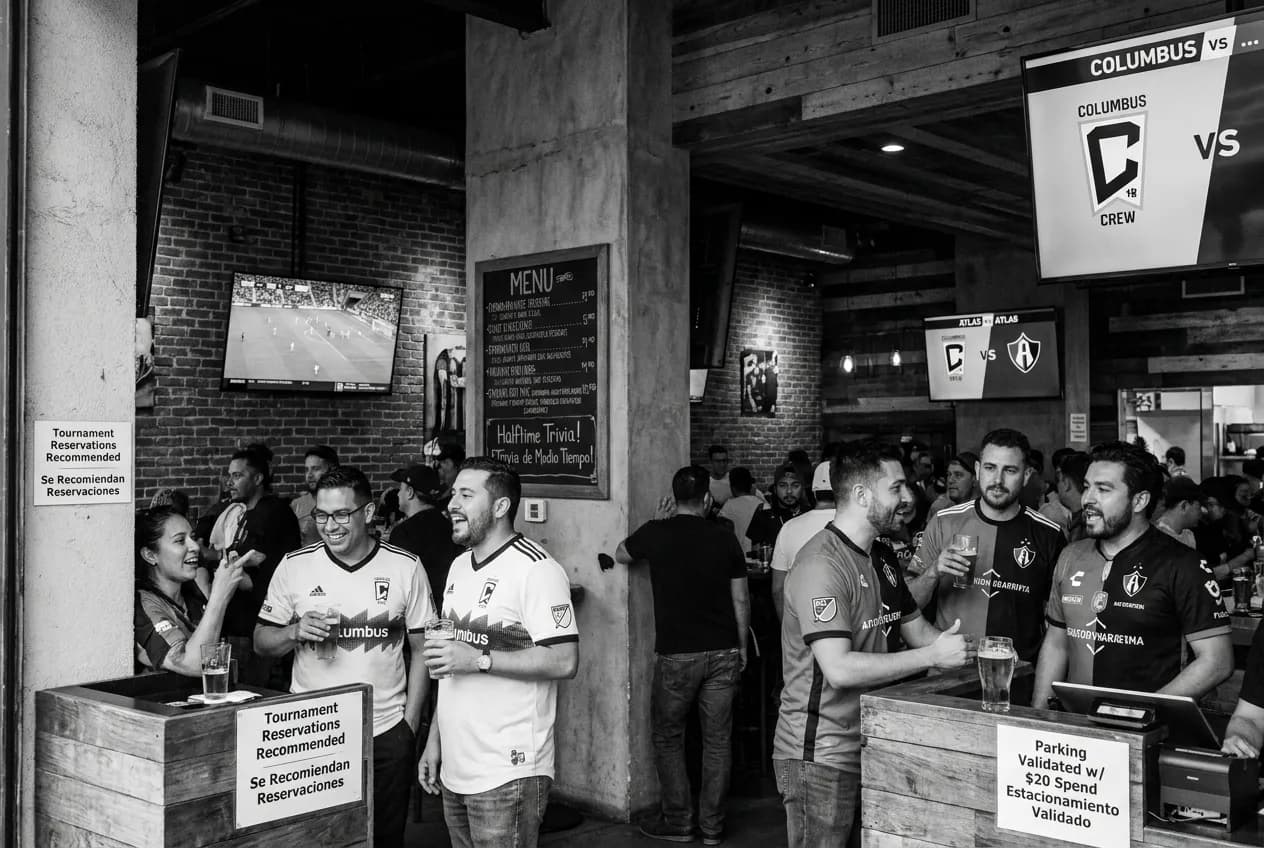 Local scene for columbus vs atlas: LA Bars Balancing MLS and Liga MX in Los Angeles