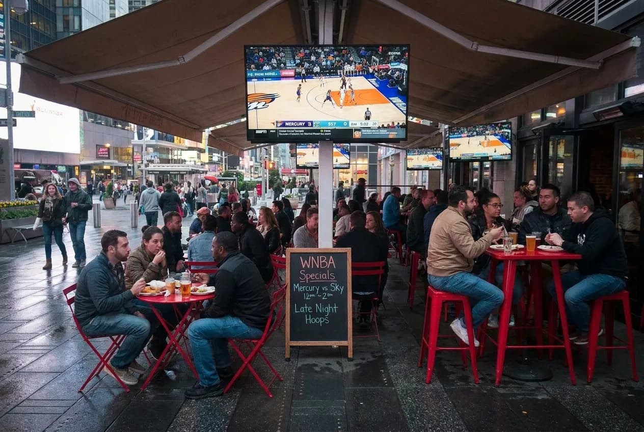 Editorial detail for Mercury vs Sky WNBA Nights: NYC Bars with Full Coverage in NYC