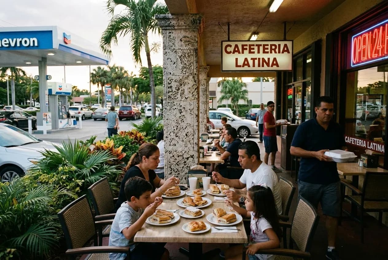 Local scene for Chevron Gas Station Dining: Miami Convenience-Store Restaurants Worth a Detour in Miami