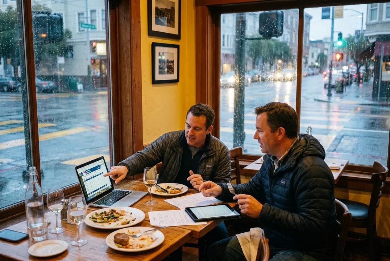 Local scene for Adley Rutschman Stats Discussion: SF Restaurants for Extended Baseball Debate Dinners in San Francisco