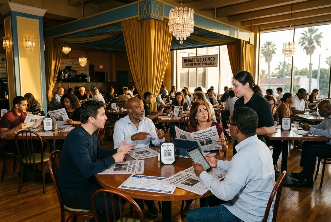 Editorial detail for Trump Pirro White House Meeting Evidence Discussion: LA Restaurants With News-Literacy Menus in Los Angeles