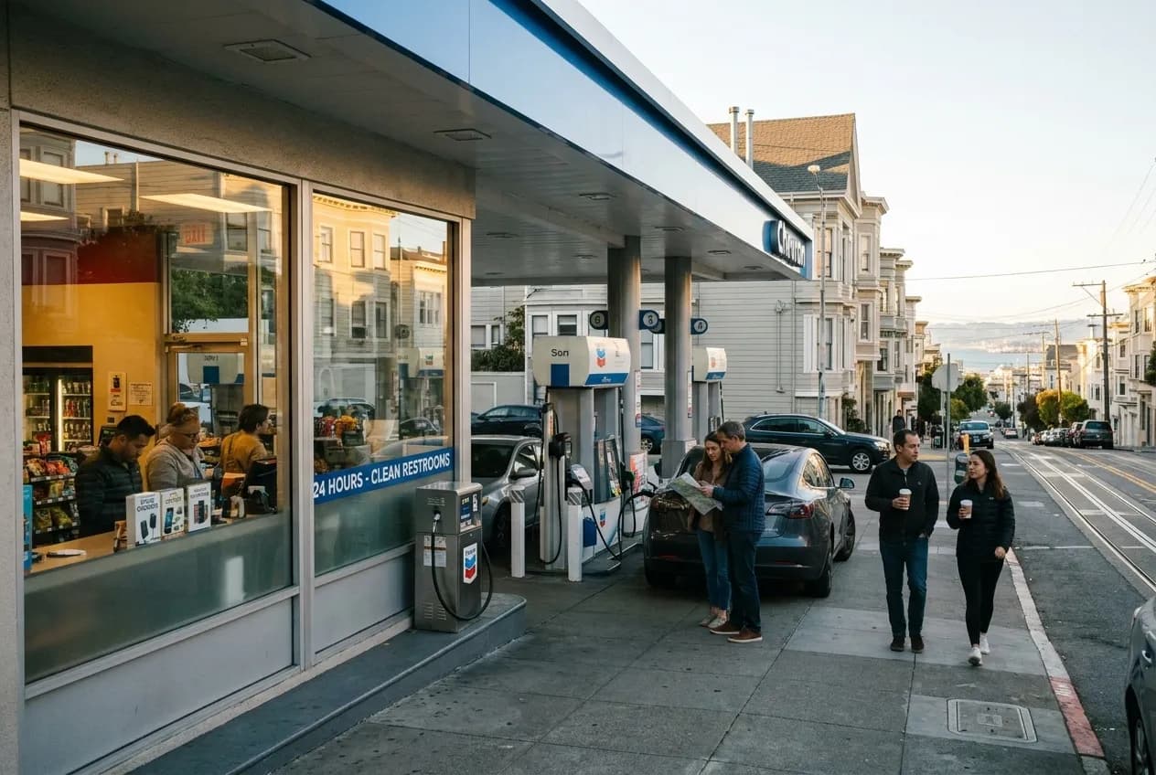 Cover for Chevron Station Locations: SF Neighborhood Fuel and Convenience Stop Routes in San Francisco