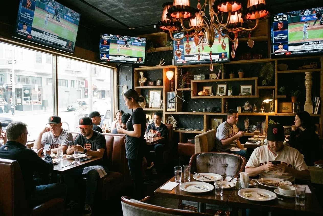 Local scene for Luis Arraez Trade Deadline: SF Restaurants with MLB Network and Trade Coverage in San Francisco
