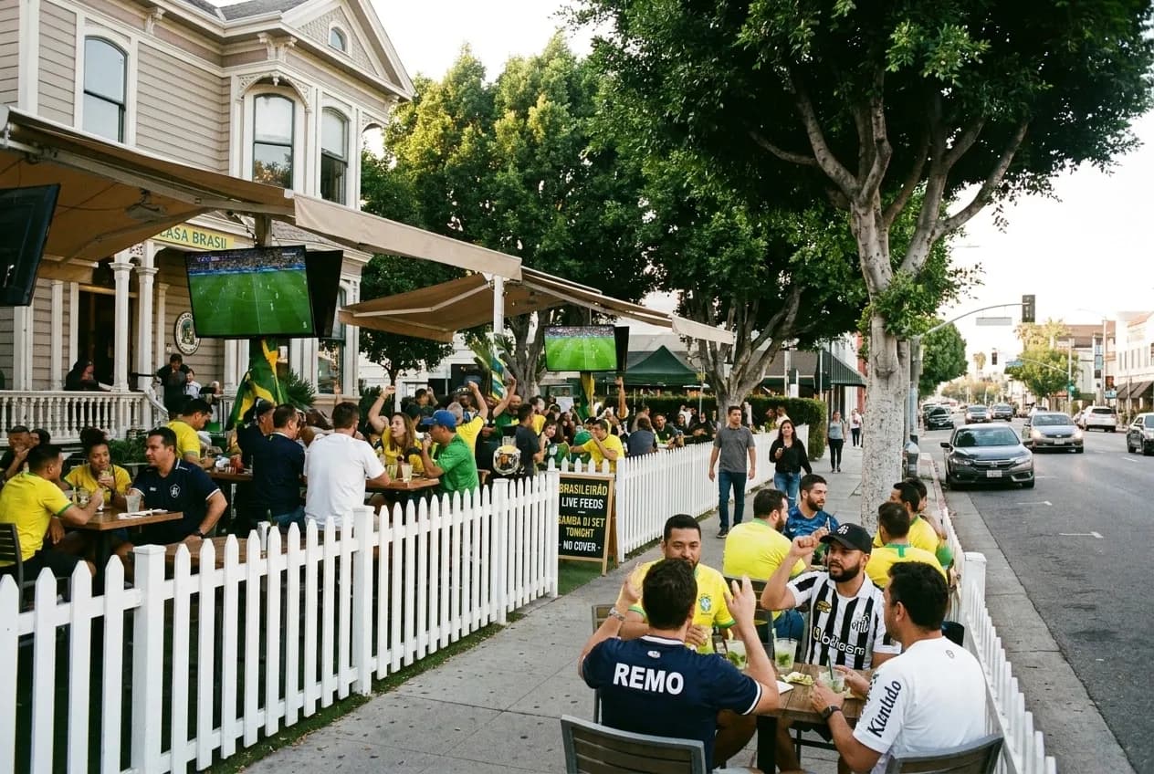 Local scene for remo vs santos: LA Bars With Brasileir o Coverage and in Los Angeles