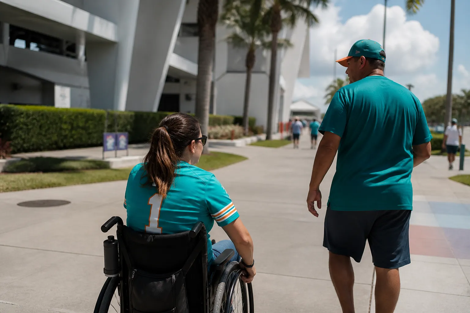 Local scene for NFL Preseason Miami Accessibility Checklist for Stadium Seating and Transit in Miami