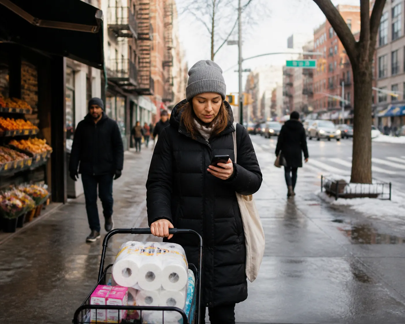 Local scene for 2026-27 winter weather predictions Weekend Preparedness Errands Around NYC in NYC