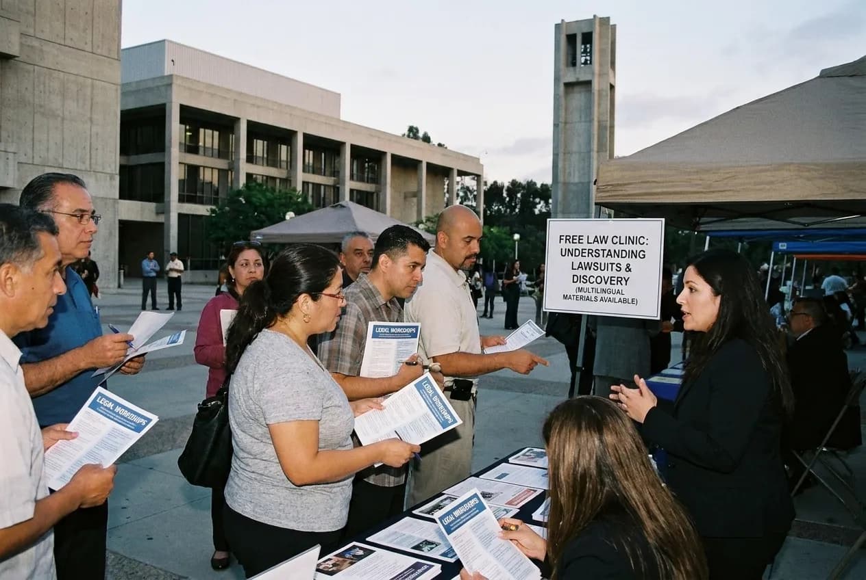 Local scene for Fired FBI Agents Lawsuit Support News: Free LA Legal Literacy Workshops in Los Angeles