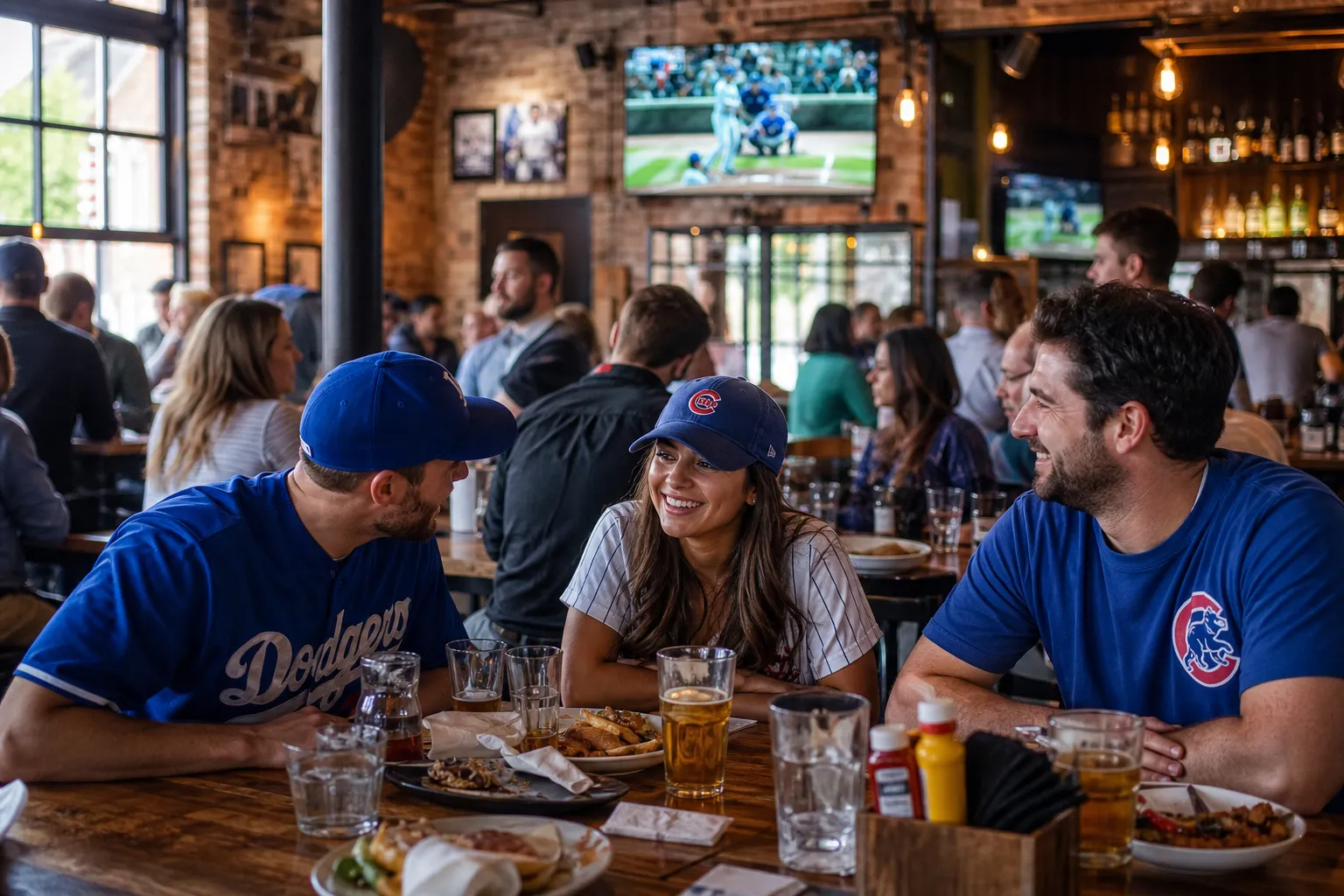 Cover for dodgers vs cubs Restaurant Plan for NYC Baseball Dinners in NYC