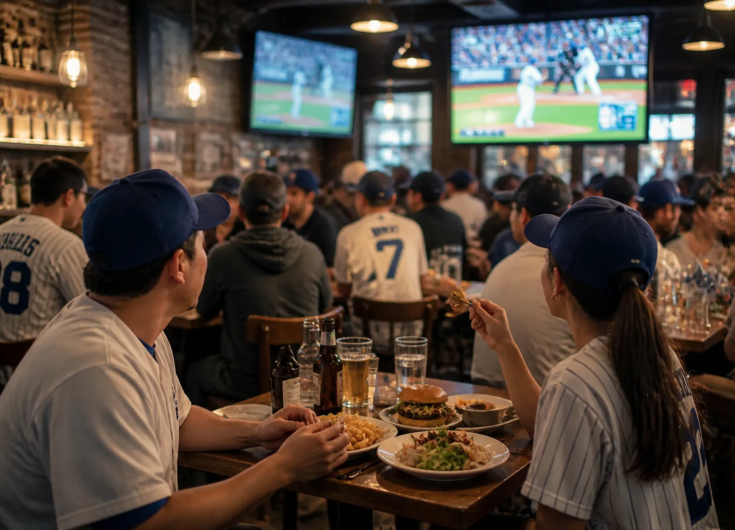 Local scene for dodgers vs cubs Restaurant Plan for NYC Baseball Dinners in NYC