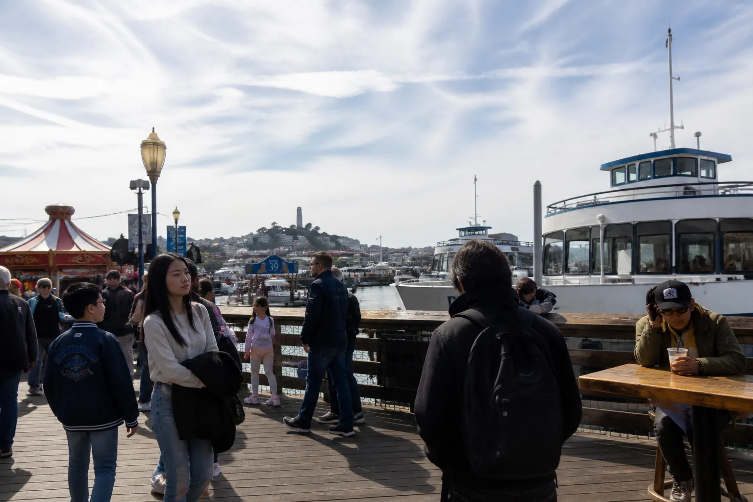Local scene for jake t austin Weekend Nostalgia Walk Through Fisherman's Wharf in San Francisco