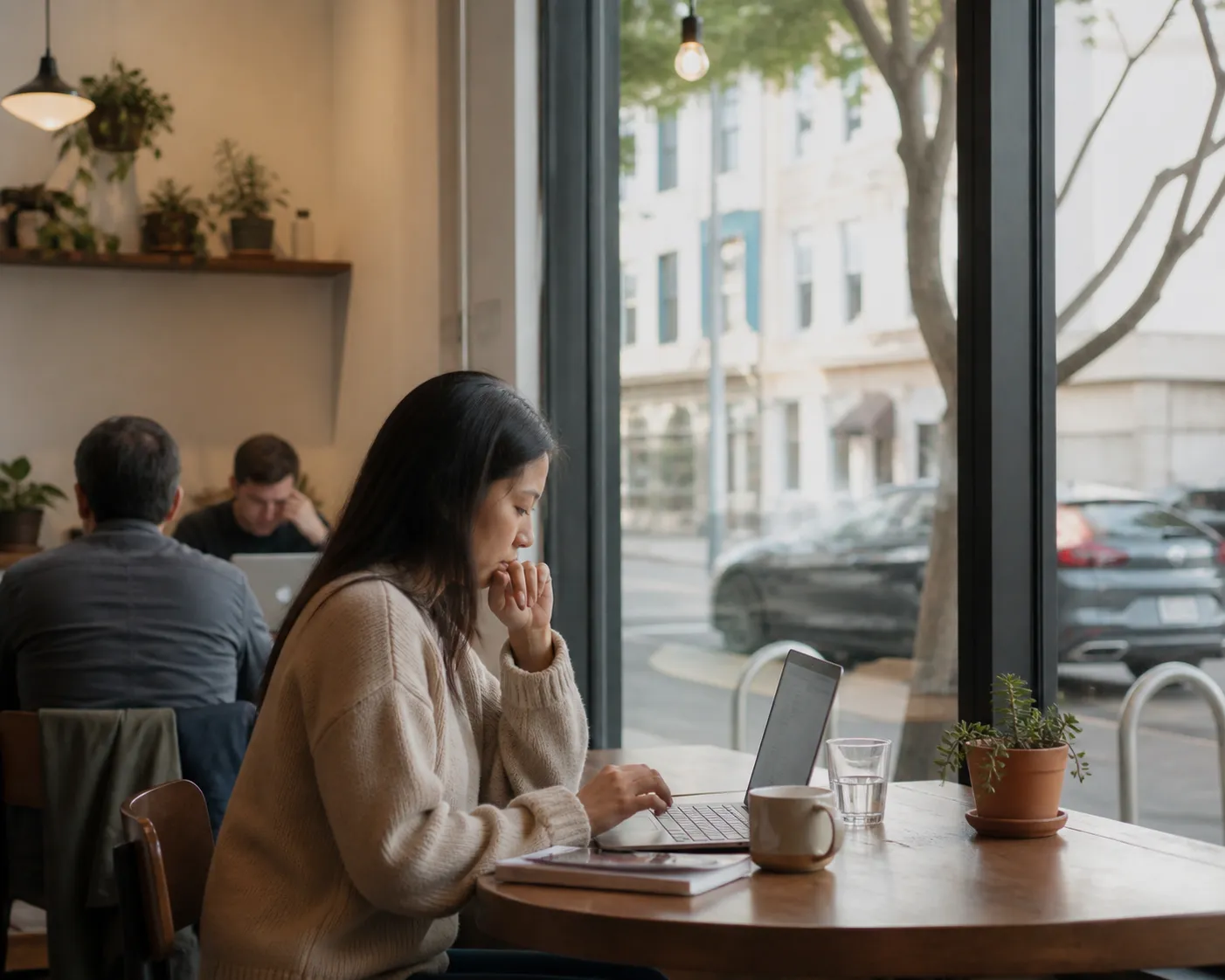 Local scene for Alexander Zverev Match Score: SF Quiet-Hour Cafe Work Itinerary Map in San Francisco