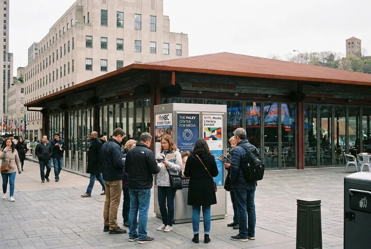 Cover for NBC News Studio Tours: Rockefeller Center Weekend Walk and Media-Literacy Stops in NYC
