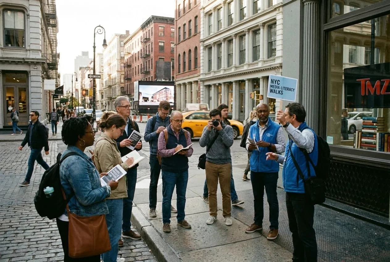 Editorial detail for TMZ Celebrity Sightings: NYC Media-Literacy Walks Debunking Paparazzi Hotspot Myths in NYC