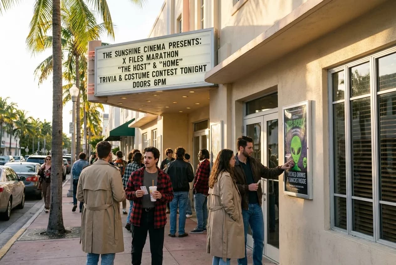 Editorial detail for X Files Screening Series: Miami Independent Theaters With Nineties Sci-Fi Cult Nights in Miami