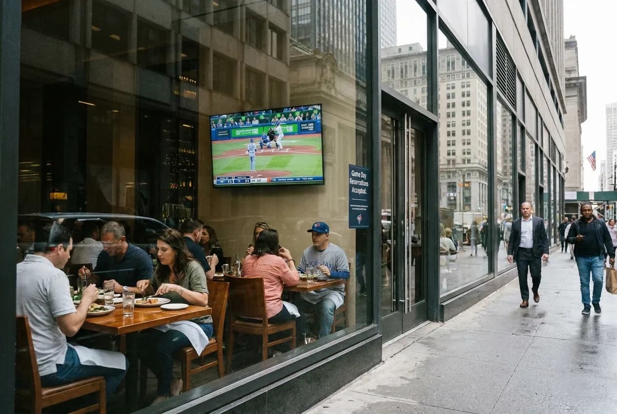 Editorial detail for Daulton Varsho Blue Jays Games: NYC Restaurant Viewing Experience Guide in NYC