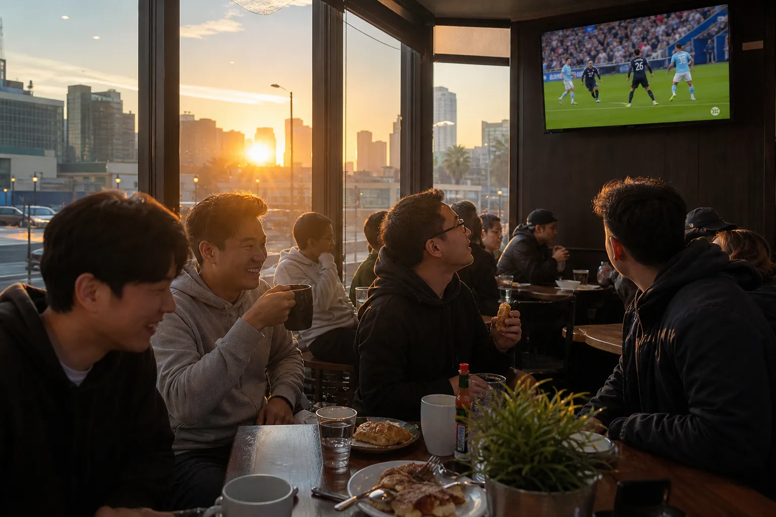 Cover for K League All-Stars vs Man City Watch: LA Early Morning Soccer Social in Los Angeles