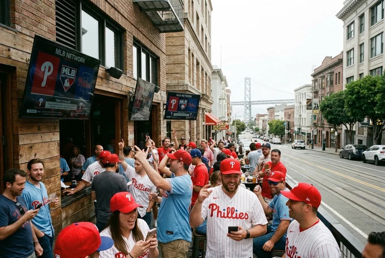 Editorial detail for Phillies News Trade Deadline: SF Watch Party Venues with MLB Network in San Francisco