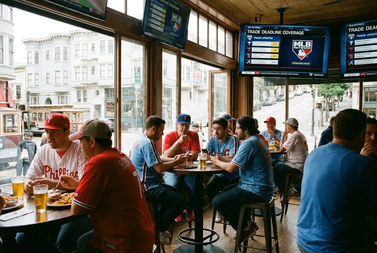 Local scene for Phillies News Trade Deadline: SF Watch Party Venues with MLB Network in San Francisco