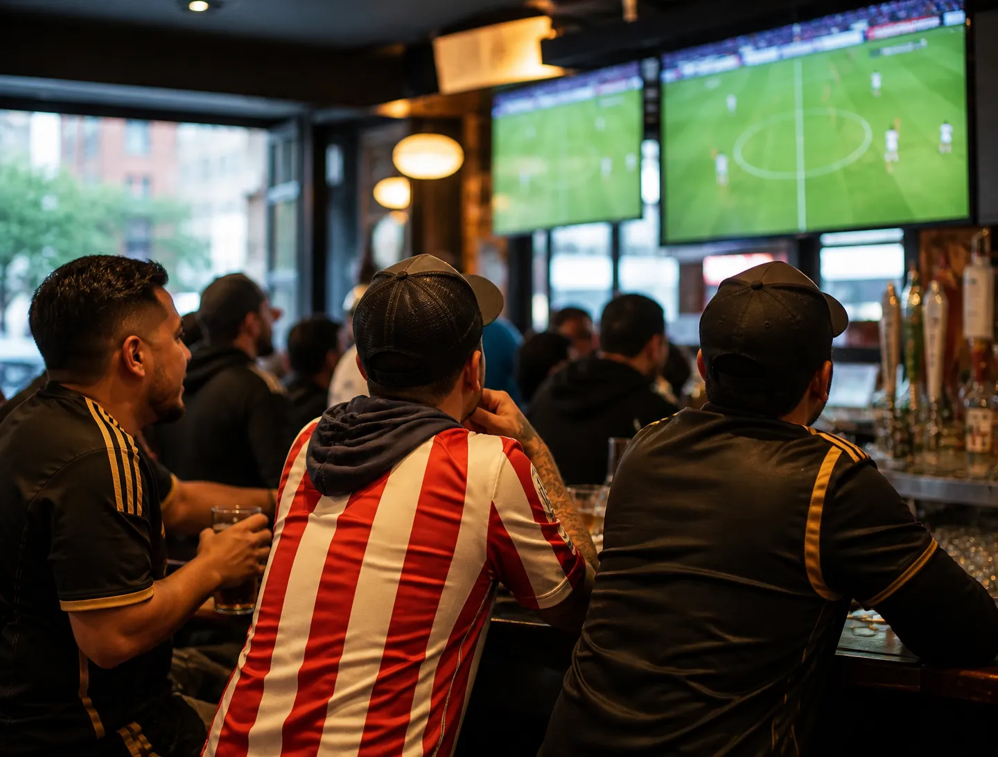 Editorial detail for LAFC vs Guadalajara: NYC Bilingual Commentary Sports Bar Audio Comparison Map in NYC