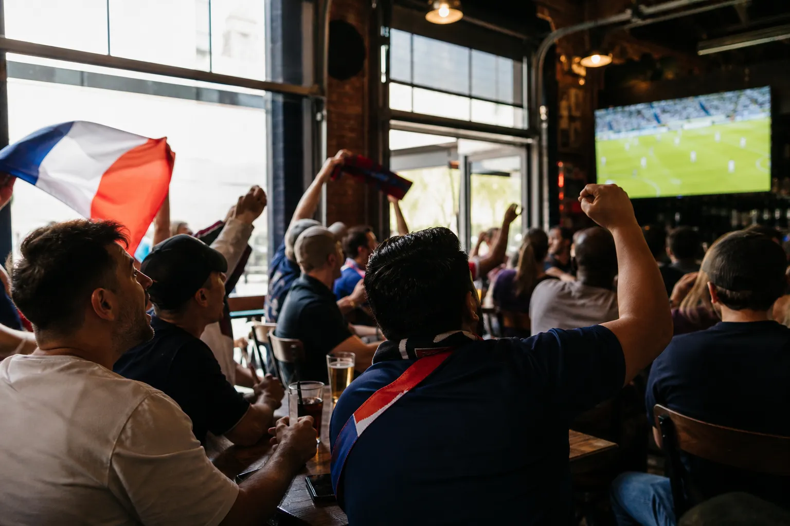 Local scene for PSG Match Weekend LA Multilingual Soccer Supporter Meetup Venue Comparison in Los Angeles