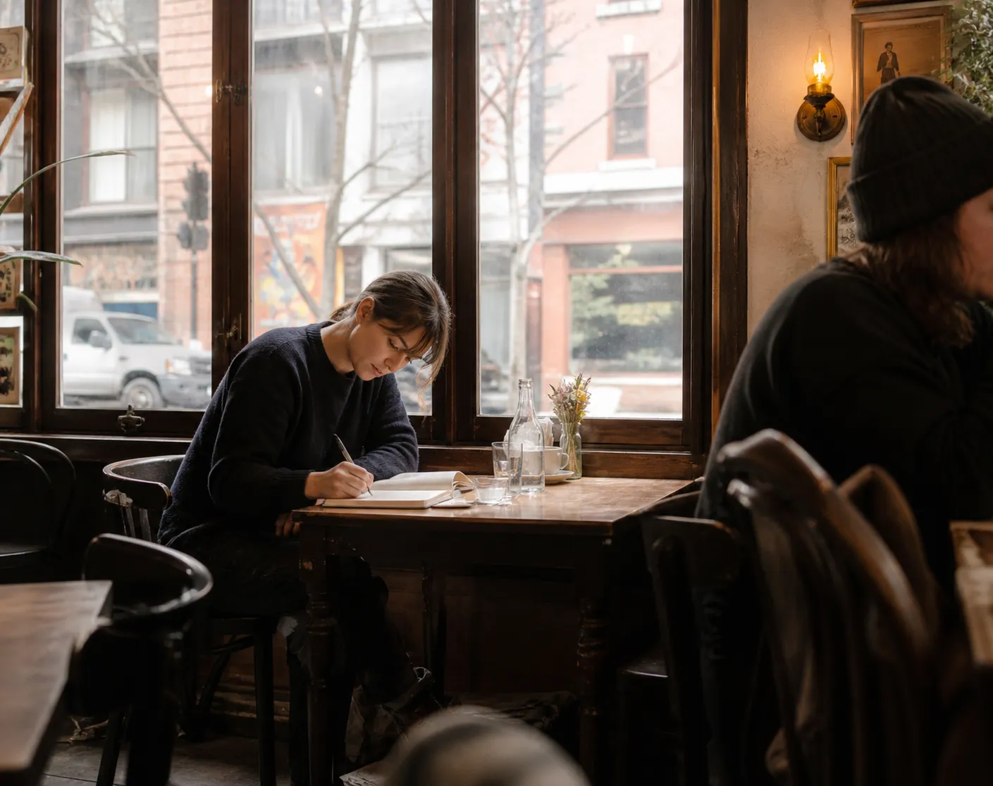 Editorial detail for sydney sweeney: NYC Cozy Coffee Shops with Vintage Decor and in NYC