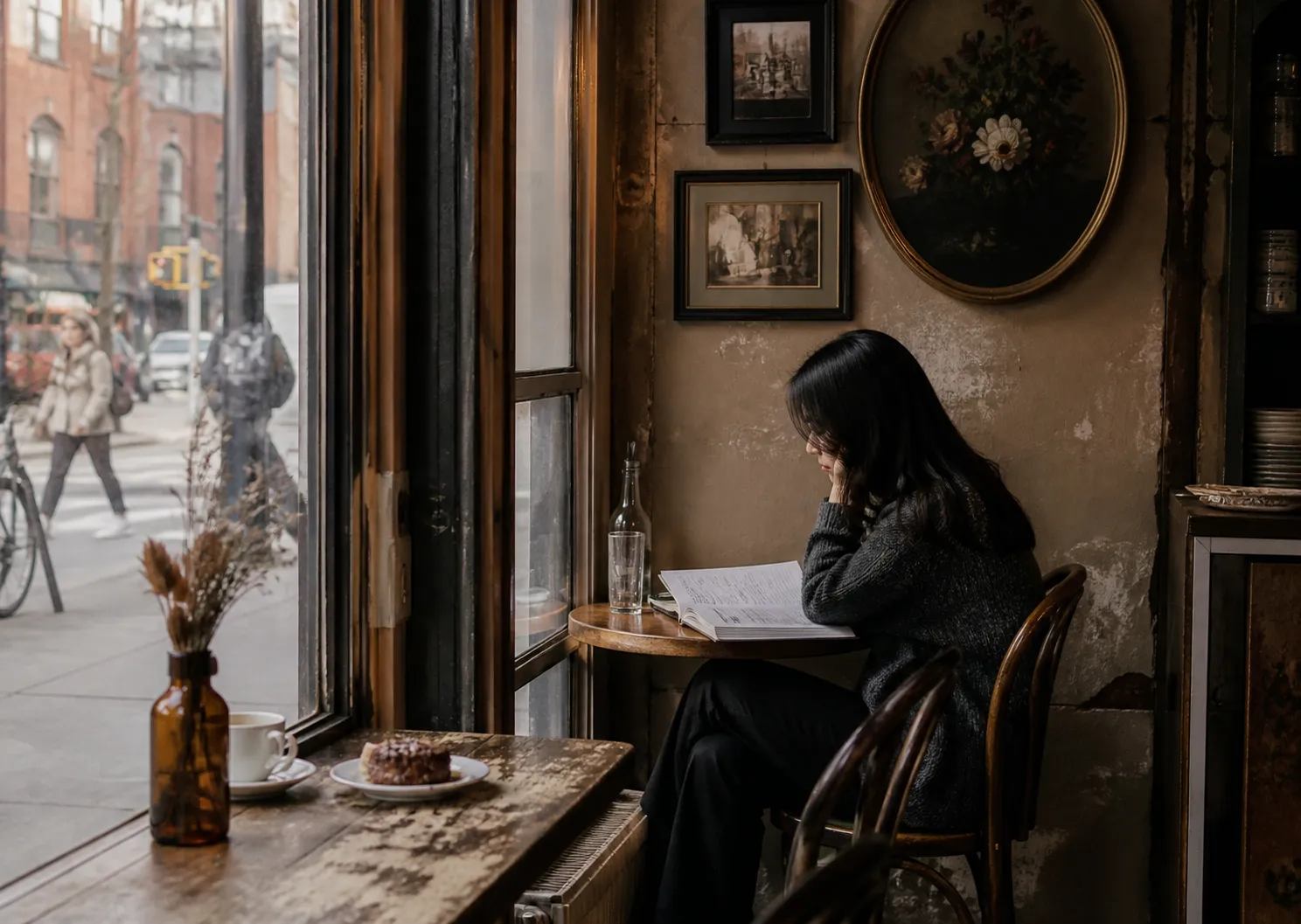 Local scene for sydney sweeney: NYC Cozy Coffee Shops with Vintage Decor and in NYC