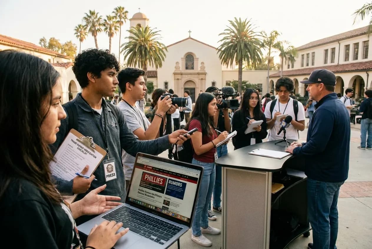 Editorial detail for Phillies Trade Rumors Research: LA High School Journalism Class Verification Pathway in Los Angeles