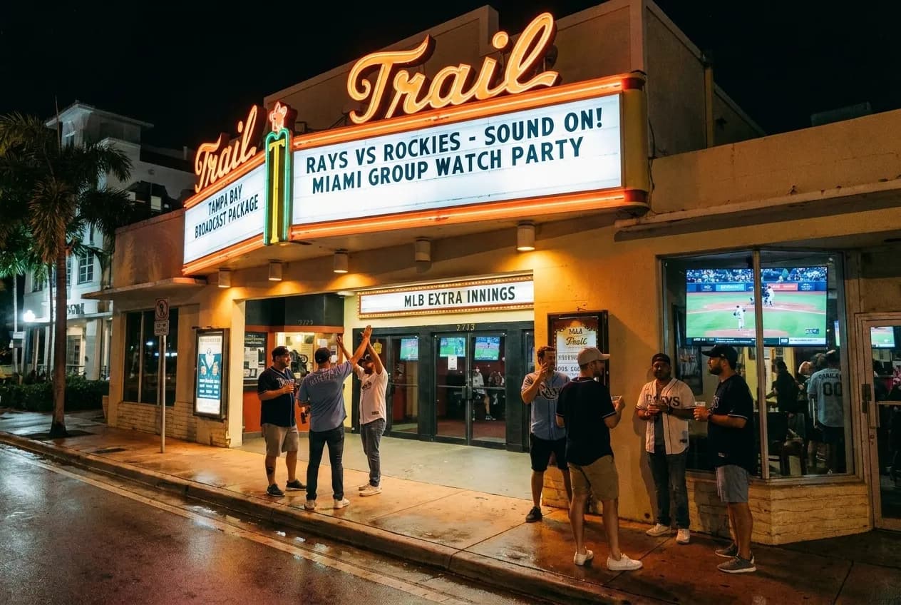 Cover for Rays vs Rockies Game: Miami Group Watch Party Venue Selection in Miami