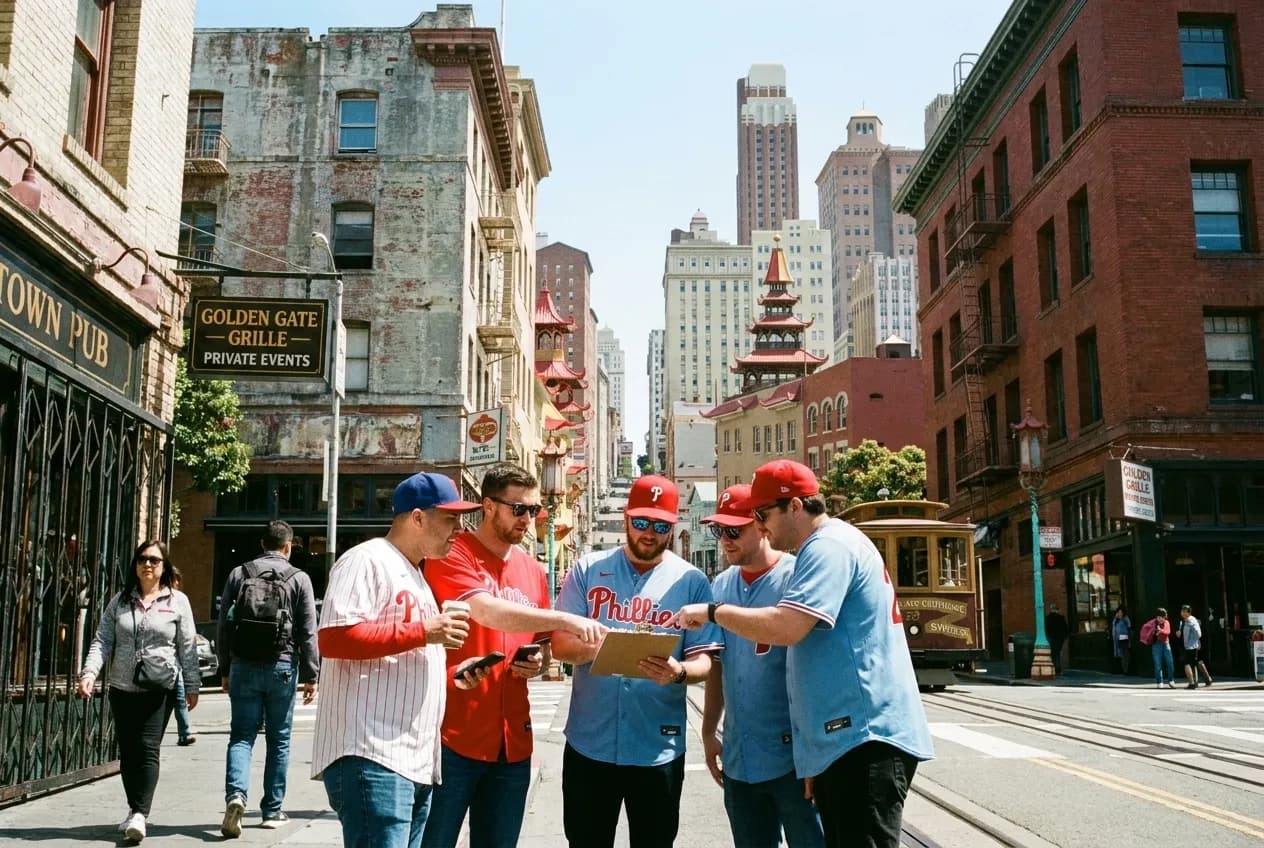 Cover for Luis Arraez Phillies Debut: SF Group Watch Party Venue Booking Checklist in San Francisco