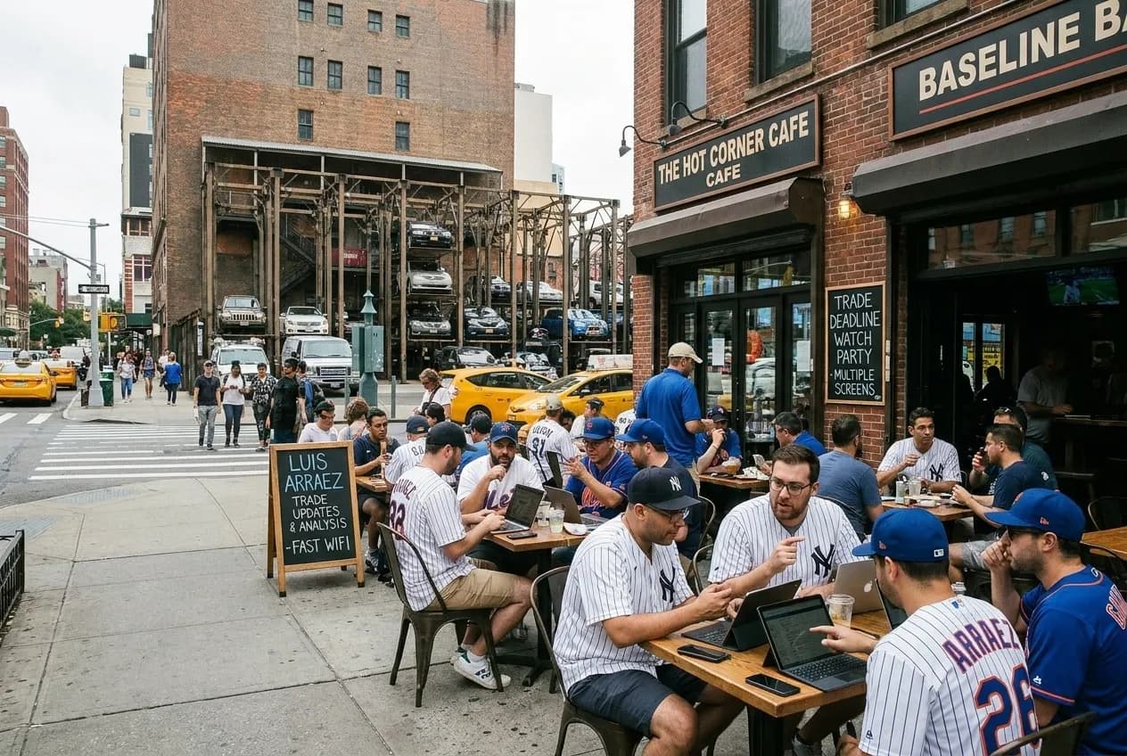 Cover for Luis Arraez Trade News: NYC Neighborhood Spots for Baseball Analysis in NYC