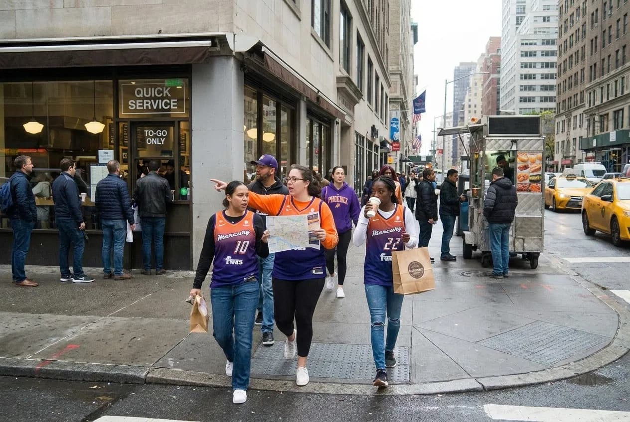 Cover for Kahleah Copper Game Day Coffee: NYC Pre-Game Dessert Cafe Routes in NYC