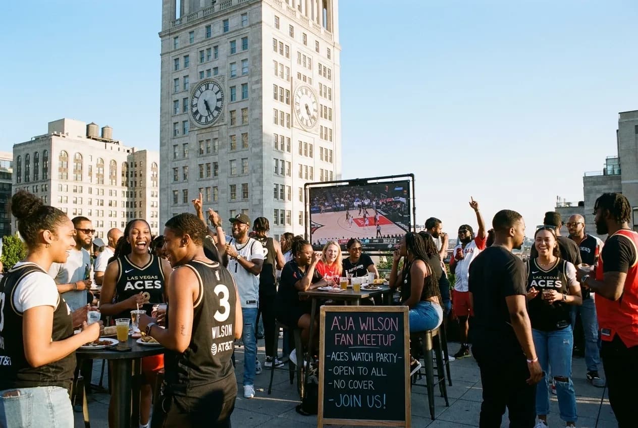 Local scene for A'ja Wilson Fan Meetups: NYC Sports Social Events for WNBA in NYC