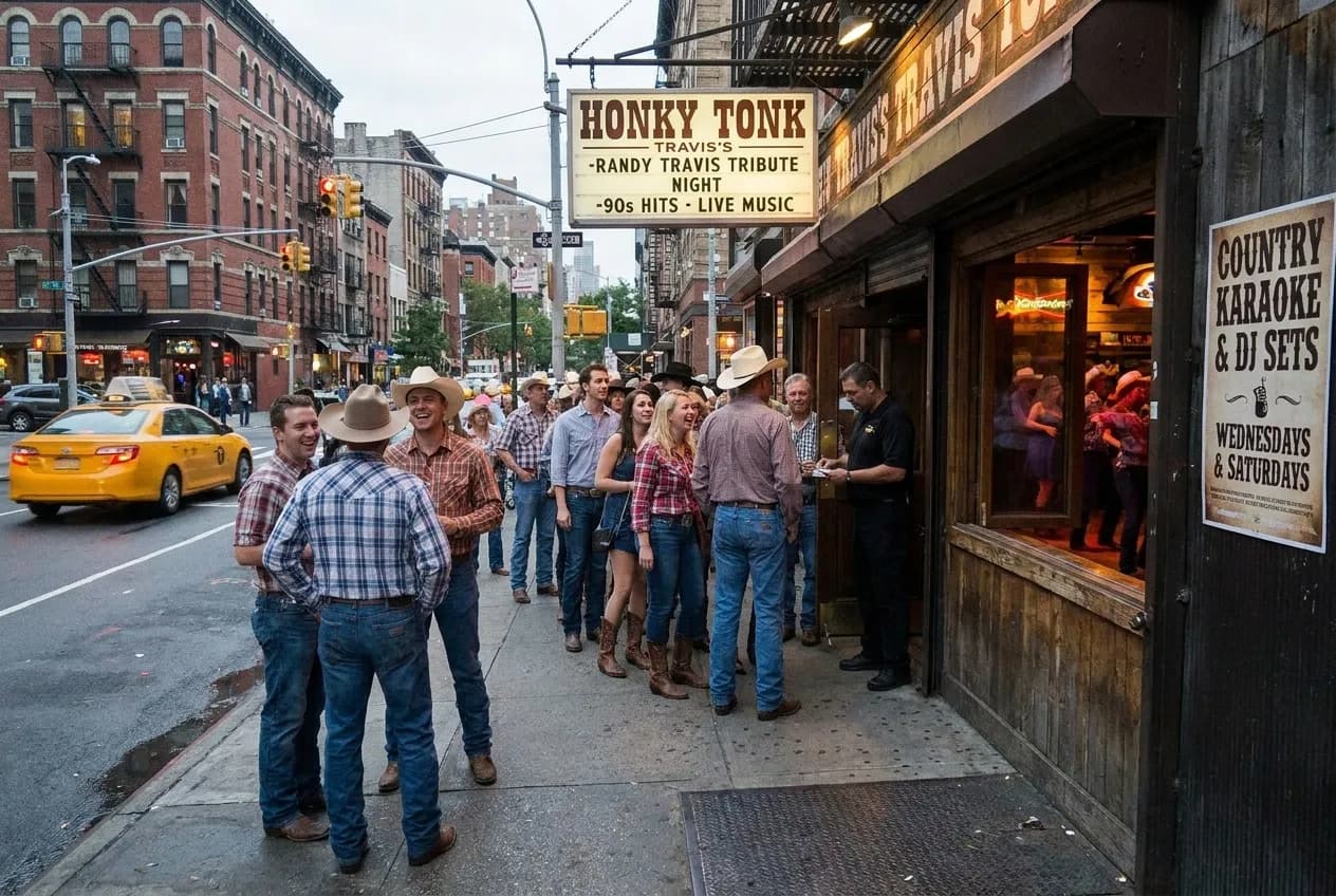 Cover for Randy Travis Tribute Nights: NYC Country Bars Hosting Classic Nineties Honky-Tonk Sessions in NYC